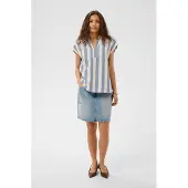 Culture Blusa 'CUKapina' opal / offwhite
