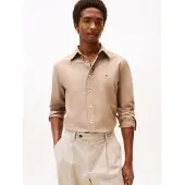 Tommy Hilfiger Camisa 'HERITAGE' camelo