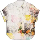 Desigual Blusa mistura de cores