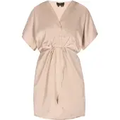 Faina Vestido de cocktail bege