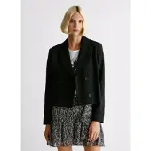 Pepe Jeans para mulher. PL4024385 Blazer Rachel preto (XS), Casual, Poliéster