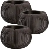 Wellhome Vaso De Flores Beton 3 Unidades