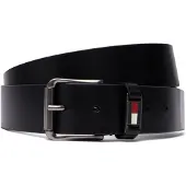 Tommy Hilfiger Cintos 'Scanton Roller Buckle' preto