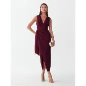 BWLDR Vestido bordeaux