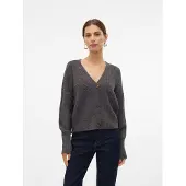 Vero Moda Casaco de malha 'VMLea' cinzento escuro