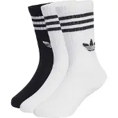 Adidas Meias 'Crew 3 Pairs' preto / branco