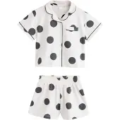 Next Pijama preto / branco