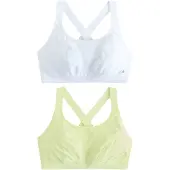 Next Soutien de desporto amarelo / branco