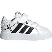 Adidas Sapatilhas 'Grand Court 3.0' preto / branco