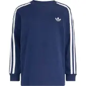 Adidas Originals Camisola '3-STRIPES LONG SLEEVE' marinho / branco
