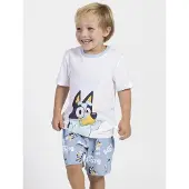 Bluey Camiseta De Pijama De Manga Curta Bluey