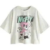 Next Camisola 'McFly' menta / rosa escurecido / preto / branco