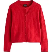 Next Casaco de malha vermelho