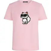 Karl Lagerfeld Camisa 'Ikon Choupette' rosa claro