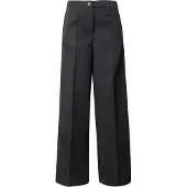 Adidas Originals Calças com vincos 'Tailored' preto / branco