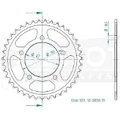 Esjot Roda Dentada Traseira 32038 520