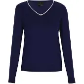 Dreimaster Klassik Pullover navy / branco