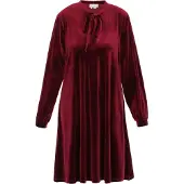 Usha Vestido borgonha