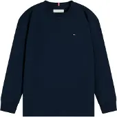 Tommy Hilfiger Camisola 'Essential Flag Embroidery Long Sleeve' navy