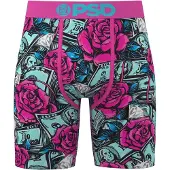 PSD Boxers 'Stacked Roses' azul / azul escuro / verde claro / rosa