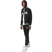 Lonsdale Fato de jogging 'Poolewe' preto / branco