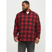 Jack & Jones Camisa De Manga Comprida Gingham Plus Size
