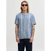 Jack & Jones Camisa De Manga Curta Blusummer Linen Blen Dobby