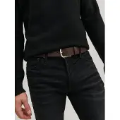 Jack & Jones Cintos 'Harry' castanho escuro