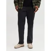 Jack & Jones Plus Calças de ganga 'JJIGlenn' preto denim