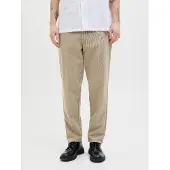 Jack & Jones Calças com vincos 'JPSTACE LEO' greige
