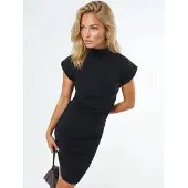 Busem Vestido de malha preto