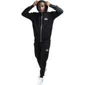 Lonsdale Fato de jogging 'ROTTINGDEAN' preto / branco