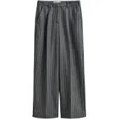 Gant para mulher. 4150407 Calça de lã com risca de giz cinza (36), Casual, Clássico