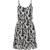 Cloud5ive Vestido de verão preto / branco