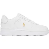 Ralph Lauren para homem. 809967888001 Tênis Basic branco (45), Couro, Plano, Cordão, Casual
