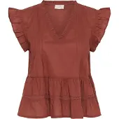 Kaffe Blusa 'KAValerie' chocolate
