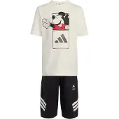 Adidas Fato de treino 'x Disney Micky Maus' vermelho / preto / branco