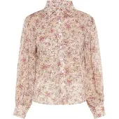 Usha Blusa bege / ouro / rosa escurecido