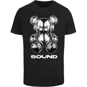 Mister tee Camiseta De Manga Curta Feel The Sound Chrome Bear