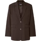 Pieces Blazer 'PCKamil' castanho escuro