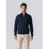 TeeShoppen Pullover ' Pullover Half ' navy