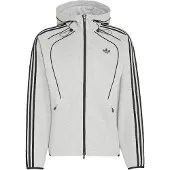 Adidas Casaco em moletão 'Teamgeist 26' cinzento claro / preto