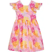 DANAMADE Vestido 'DRUBY' laranja / rosa / rosa claro
