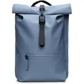 Rains unisex. 13320 Mochila Rolltop Rucksack azul (OSFA), Casual, Poliéster