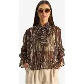 Bianco Lucci Blusa mocha