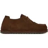 Birkenstock para homem. 1033136 Sapatos de Couro Utti Lace (Ajuste Regular) castanho (42), Marrom, Plano, Camurça, Cordão, Casual