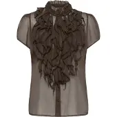 Saint tropez Blusa 'Lilja' castanho escuro