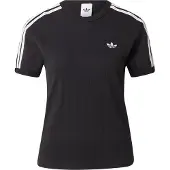 Adidas Camisa 'PINSTRIPE SHORT SLEEVE SLIM' preto / branco