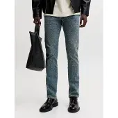 Jack & Jones Calças de ganga 'JJIGlenn JJOriginal' azul ganga