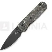 Bestechman Navalha Sprite - Blackwash - G10, preto, verde